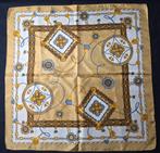 100% Zijden Sjaal bandana goud creme wit, Kleding | Dames, Mutsen, Sjaals en Handschoenen, Vintage, Ophalen of Verzenden, Nieuw