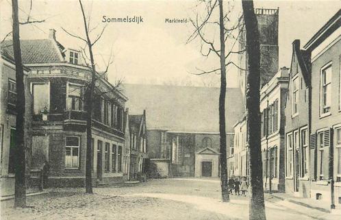 (304-035-021) Sommelsdijk Marktveld, Verzamelen, Ansichtkaarten | Nederland, Zuid-Holland, Verzenden