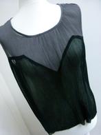 Zwart grijs doorschijnende top tuniekje NUMPH maat S 36, Kleding | Dames, Tops, Overige kleuren, Ophalen of Verzenden, Zo goed als nieuw