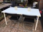 Tafel met stoelen, Ophalen, Gebruikt, Minder dan 50 cm, Vier personen