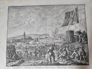 Gravure - Belegering van Steenwijk - Jan Luyken beschikbaar voor biedingen