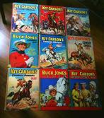 KIT CARSON,S EN BUCK JONES COWBOY ANNUAL- JAREN 50 [ENG], Meerdere stripboeken, Ophalen of Verzenden, Gelezen