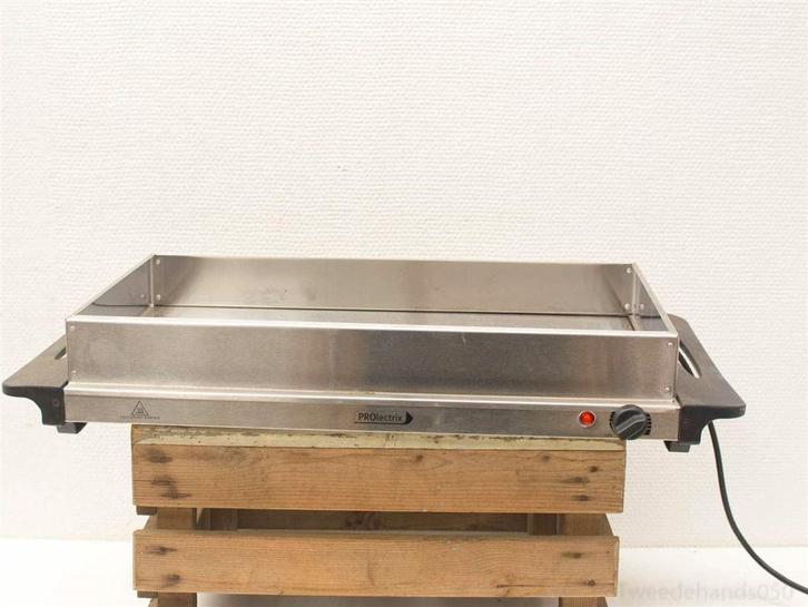 Prolectrix 3 pan buffets server 12271, Huis en Inrichting, Keuken | Keukenbenodigdheden, Gebruikt, Ophalen of Verzenden