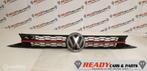 POLO 2G AW1 GTI Grille ROOD HOOGGLANS ZWART VW LOGO EMBLEEM, Auto-onderdelen, Gebruikt, Ophalen of Verzenden