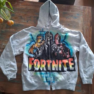 Uniek Fortnite graffiti Hooded Vest maat M beschikbaar voor biedingen