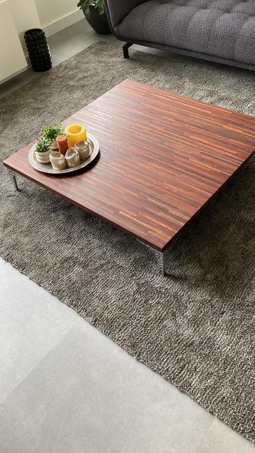 Mooie salontafel Bijenkorf 100-100-20cm Japandi beschikbaar voor biedingen