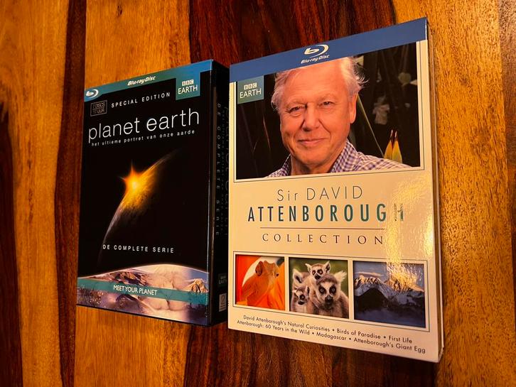 BBC Earth: Planet Earth & David Attenborough collectie, Cd's en Dvd's, Blu-ray, Zo goed als nieuw, Documentaire en Educatief, Boxset