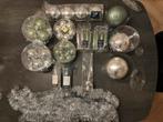 Complete Decoris Kerstballen Set – Groen & Zilver – 46-delig, Diversen, Ophalen, Zo goed als nieuw