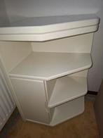 Witte nachtkastjes met veel bergruimte, Ophalen, Gebruikt, 55 tot 70 cm, 45 tot 65 cm