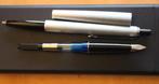Pelikan P478 silverstar vulpen, ballpoint set, Verzamelen, Overige merken, Gebruikt, Verzenden, Met doosje