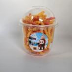 Traktatie beker met thema sticker naam, Hobby en Vrije tijd, Feestartikelen, Ophalen of Verzenden, Zo goed als nieuw, Versiering