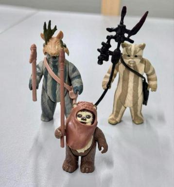 3X Vintage Star Wars Teebo, Ewok, Wicket W. Warrick - 1983 beschikbaar voor biedingen