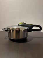 Pressure Cooker / snelkookpan - Tefal 4L, Ophalen of Verzenden, Gebruikt, Rvs, Kookpan of Snelkookpan
