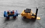 Lego hefmast heftruck / pallet stapelaar + aanhanwagen., Ophalen of Verzenden, Gebruikt, Complete set, Lego