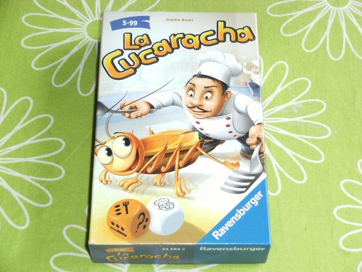 La Cucaracha reiseditie, Hobby en Vrije tijd, Gezelschapsspellen | Bordspellen, Zo goed als nieuw, Een of twee spelers, Drie of vier spelers