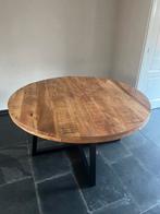 Mooie eettafel 1,5 mm als nieuw, Huis en Inrichting, Tafels | Eettafels, Ophalen, Rond, Zo goed als nieuw, Vijf personen of meer