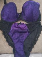 CHANTELLE luxe setje BH 80F /XL, Chantelle, Verzenden, Paars, Setje