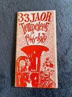 Tempeleers 33 Jaar 1946 - 1979. Zie verder omschrijving., Ophalen of Verzenden, 20e eeuw of later, Onbekend, Gelezen