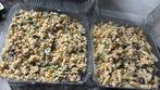 Marokkaanse pasta salade met tonijn., Ophalen
