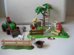 playmobil appeloogst met tractor, alpaca's en geiten, Ophalen of Verzenden, Zo goed als nieuw