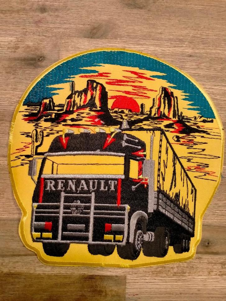 Renault vrachtwagen truck embleem patch GROOT wagen kleding, Verzamelen, Automerken, Motoren en Formule 1, Nieuw, Auto's, Ophalen of Verzenden