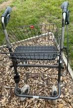 Te koop rollator met mandje zitgedeelte geremd, Ophalen, Opvouwbaar, Zo goed als nieuw