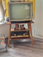 VINTAGE Philips tv met radio en tv meubel, Ophalen