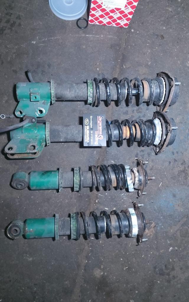 schroefset verlaging set legacy b4 twinturbo sedan 2e gen, Auto-onderdelen, Ophanging en Onderstel, Subaru, Gebruikt, Ophalen of Verzenden