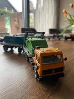Oude Siku vrachtwagen Mercedes container transport, Hobby en Vrije tijd, Modelauto's | 1:50, Gebruikt, Ophalen of Verzenden, SIKU
