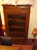 VITRINEKAST - MASSIEFHOUTEN 1-DEURS KAST -50% - Flamant, Ophalen