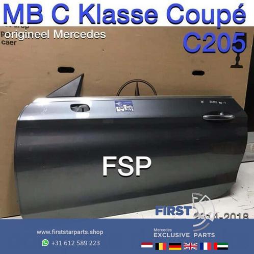 C205 linker deur grijs compleet Mercedes C Klasse Coupé W205, Auto-onderdelen, Carrosserie en Plaatwerk, Deur, Mercedes-Benz, Gebruikt