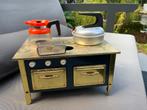 50 /60 jaren speelkeuken met fluitketel en koffiepot retro, Ophalen of Verzenden, Zo goed als nieuw, Hout