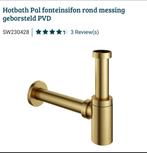 Hotbath Sifon Geborsteld Messing PVD - Nieuw in Doos, Ophalen of Verzenden, Nieuw, Koper, Wastafel