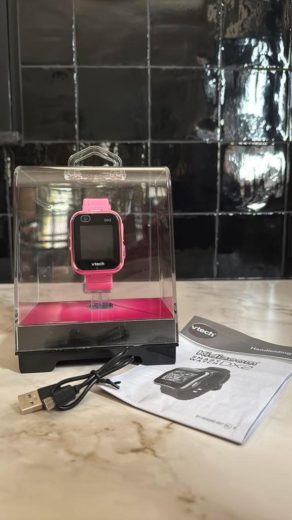 VTech KidiZoom smartwatch DX2 roze, Kinderen en Baby's, Speelgoed | Vtech, Zo goed als nieuw, Ophalen of Verzenden