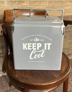 Nieuwe Mooie retro koelbox met opener, Ophalen of Verzenden, Nieuw, Koelelement