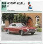 Ma737 autokaart gordon keeble gt (1961 - 1967 ), Ophalen of Verzenden, Zo goed als nieuw, Auto's