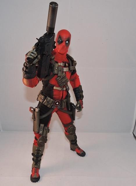 Sideshow deadpool marvel 1/6 figure, Verzamelen, Film en Tv, Gebruikt, Film, Actiefiguur of Pop, Ophalen of Verzenden