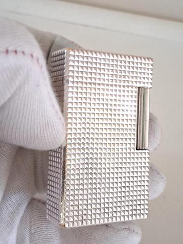 Dupont Aansteker L1 Diamant Model Zilver Kleur.. beschikbaar voor biedingen