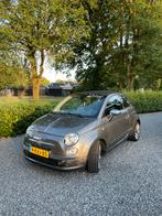 Fiat 500 Cabrio Automaat 0.8 Dualogic C 2013 Grijs, Auto's, Voorwielaandrijving, 31 €/maand, Origineel Nederlands, Handgeschakeld