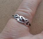 zilveren Keltische ring [256], Sieraden, Tassen en Uiterlijk, Ringen, Dame, Kleiner dan 17, Zo goed als nieuw, Zilver