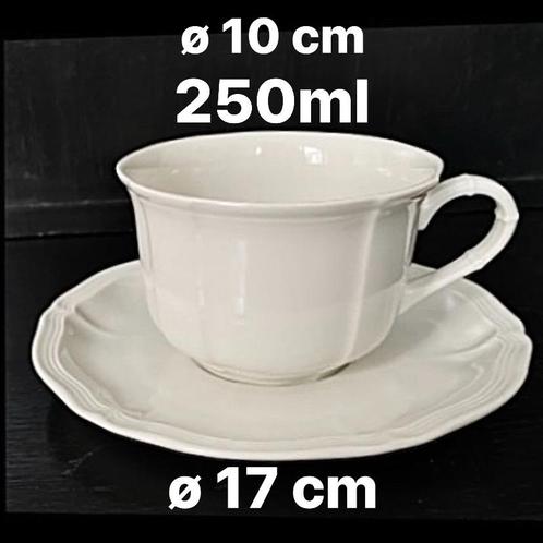Villeroy & Boch Manoir GROTE.Zeldzame.Onbijt/Cappuccino.K+S, Huis en Inrichting, Keuken | Servies, Zo goed als nieuw, Kop(pen) en/of Schotel(s)
