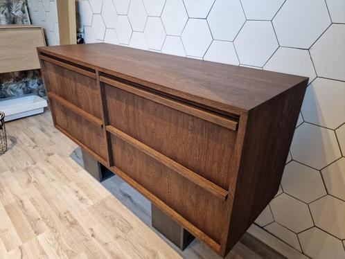 Rock! Massief Eiken Houten Badmeubel 140cm TBV Waskom, Huis en Inrichting, Badkamer | Badkamermeubels, Nieuw, Wastafelkast, 100 tot 150 cm
