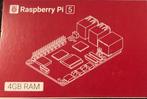 Raspberry PI5 + heatsink actief, Verzenden, DDR4, Raspberry 5, Overige typen