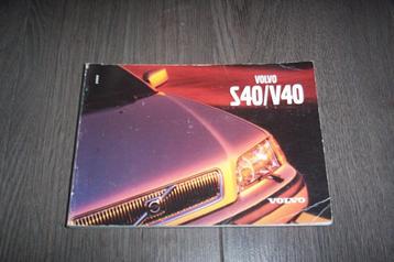Gebruikershandleiding voor VOLVO S40/V40  1995/2004  beschikbaar voor biedingen