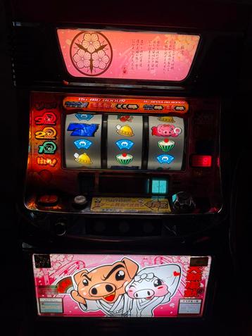 Japanse pachislo gokkast van Taiyo incl genoeg tokens. beschikbaar voor biedingen