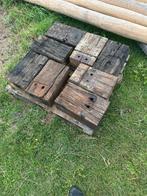 Gebruikte spoorbielsen 40cm, Ophalen, Zo goed als nieuw, Hout
