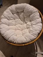 Papasan Loungestoel - Bruin Rotan., Huis en Inrichting, Ophalen of Verzenden, Zo goed als nieuw, Bruin, Eén