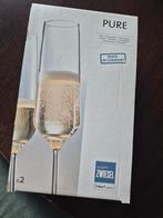 2 champagneglazen schott zwiesel, Ophalen of Verzenden, Nieuw, Glas, Overige stijlen