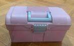 Paardrijbak, Sieraden, Tassen en Uiterlijk, Beautycases, Ophalen of Verzenden, Gebruikt, Roze