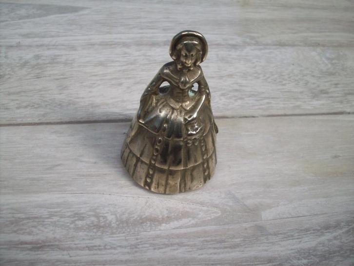 echt massieve geel koper tafel bel model boerinneke, Antiek en Kunst, Antiek | Koper en Brons, Koper, Ophalen of Verzenden